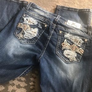 Miss Me Easy Fit Bootcut Jeans